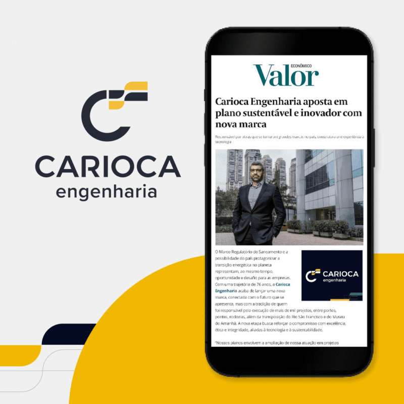 Nova marca da Carioca Engenharia ganha destaque no Valor Econômico