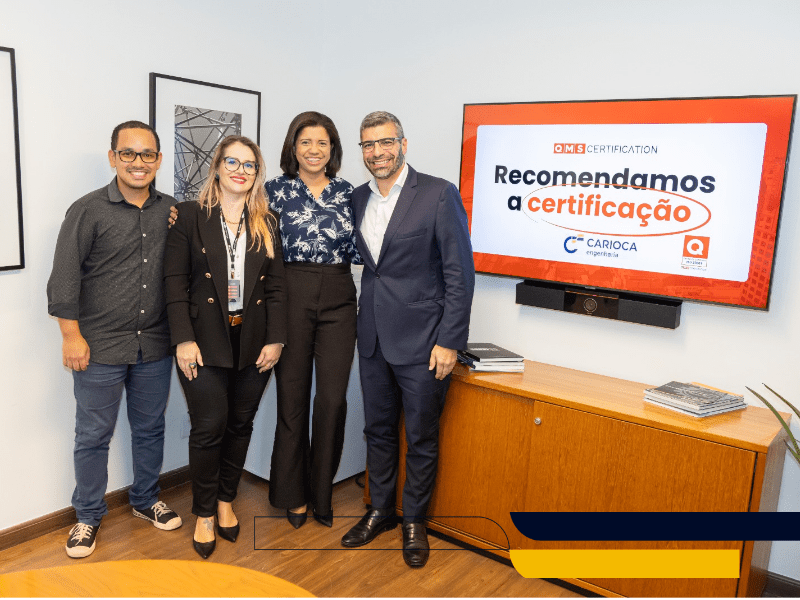 Carioca Engenharia recebe recomendação para ISO 37001:2017