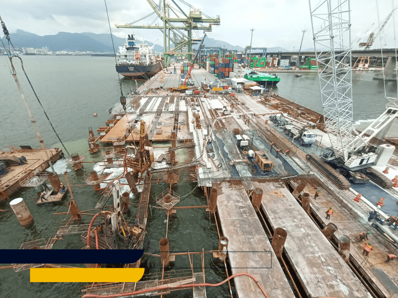 Carioca Engenharia antecipa entrega de importante etapa da obra do Porto do Rio